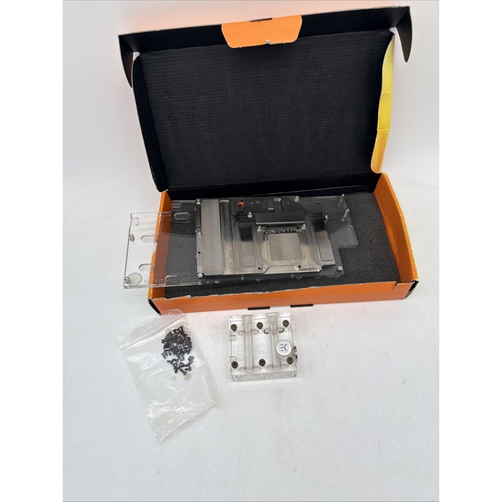 EK-FC1080 GTX TI FTW3 Water Block Nickel/Plexi W/ Box